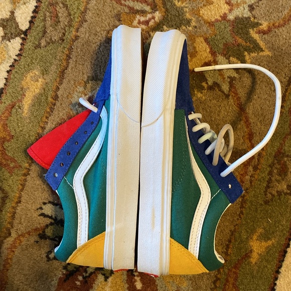 New Vans leather and canvas men’s 4.5 - Picture 4 of 8